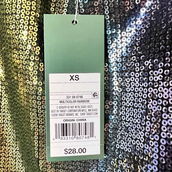 XS Wild Fable sequins dress - Picture 8 of 10